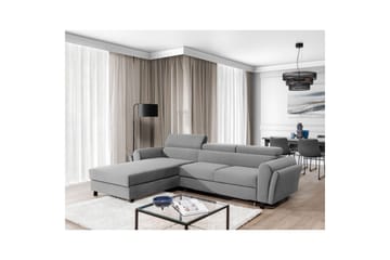 Seksjon Eltap Mariall 288x200x92 cm - Monolith 84, Lys Grå, Venstre - Møbler - Sofaer - Sovesofaer - Sovesofa divan