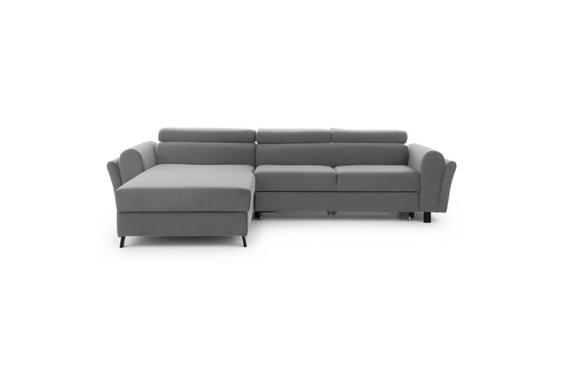 Seksjon Eltap Mariall 288x200x92 cm - Monolith 84, Lys Grå, Venstre - Møbler - Sofaer - Sovesofaer - Sovesofa divan
