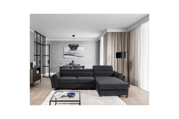 Seksjon Eltap Mariall 288x200x92 cm - Monolith 97, Mørk Grå, Høyre - Møbler - Sofaer - Sovesofaer - Sovesofa divan