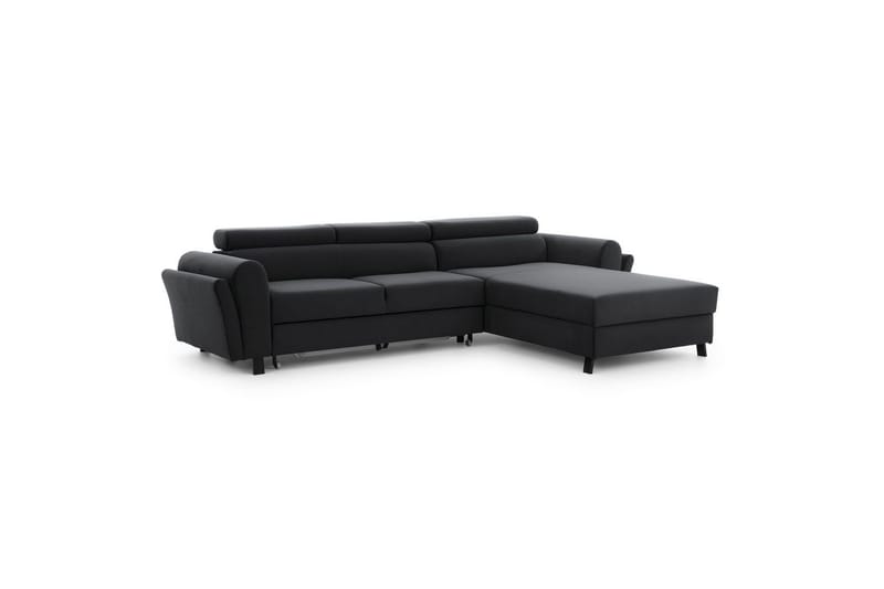 Seksjon Eltap Mariall 288x200x92 cm - Monolith 97, Mørk Grå, Høyre - Møbler - Sofaer - Sovesofaer - Sovesofa divan