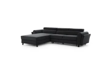 Seksjon Eltap Mariall 288x200x92 cm - Monolith 97, Mørk Grå, Venstre - Møbler - Sofaer - Sovesofaer - Sovesofa divan