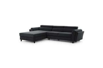 Seksjon Eltap Mariall 288x200x92 cm - Monolith 97, Mørk Grå, Venstre - Møbler - Sofaer - Sovesofaer - Sovesofa divan
