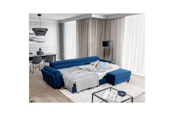 Seksjon Eltap Mariall 288x200x92 cm - Riviera 81, Blå, Høyre - Møbler - Sofaer - Sovesofaer - Sovesofa divan