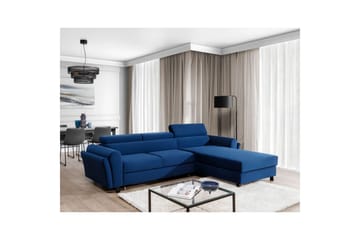 Seksjon Eltap Mariall 288x200x92 cm - Riviera 81, Blå, Høyre - Møbler - Sofaer - Sovesofaer - Sovesofa divan