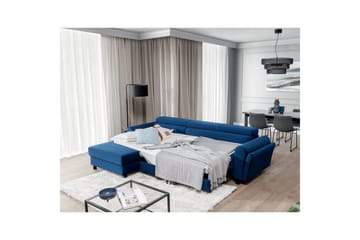 Seksjon Eltap Mariall 288x200x92 cm - Riviera 81, Blå, Venstre - Møbler - Sofaer - Sovesofaer - Sovesofa divan