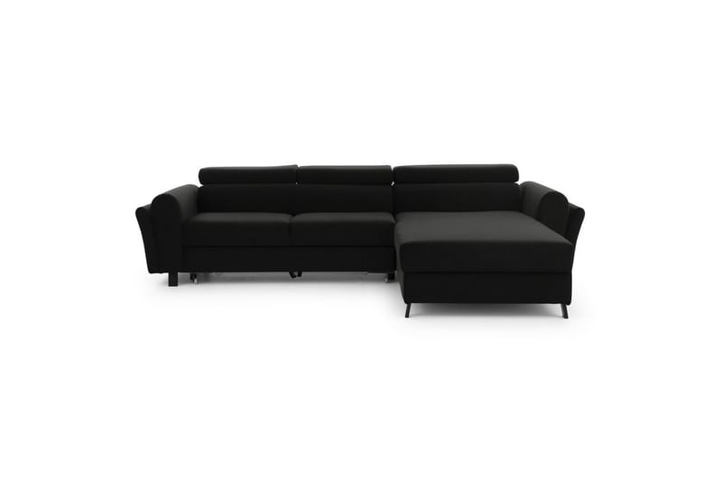Seksjon Eltap Mariall 288x200x92 cm - Sawana 14, Svart, Høyre - Møbler - Sofaer - Sovesofaer - Sovesofa divan