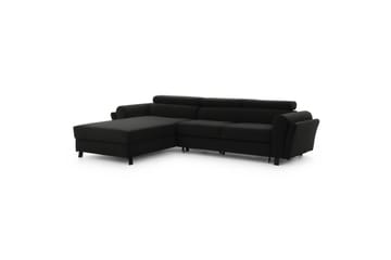 Seksjon Eltap Mariall 288x200x92 cm - Sawana 14, Svart, Venstre - Møbler - Sofaer - Sovesofaer - Sovesofa divan