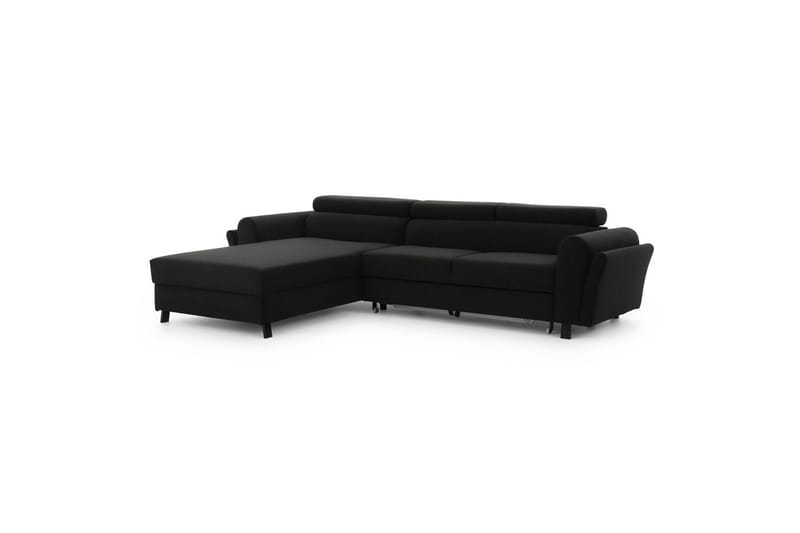 Seksjon Eltap Mariall 288x200x92 cm - Sawana 14, Svart, Venstre - Møbler - Sofaer - Sovesofaer - Sovesofa divan