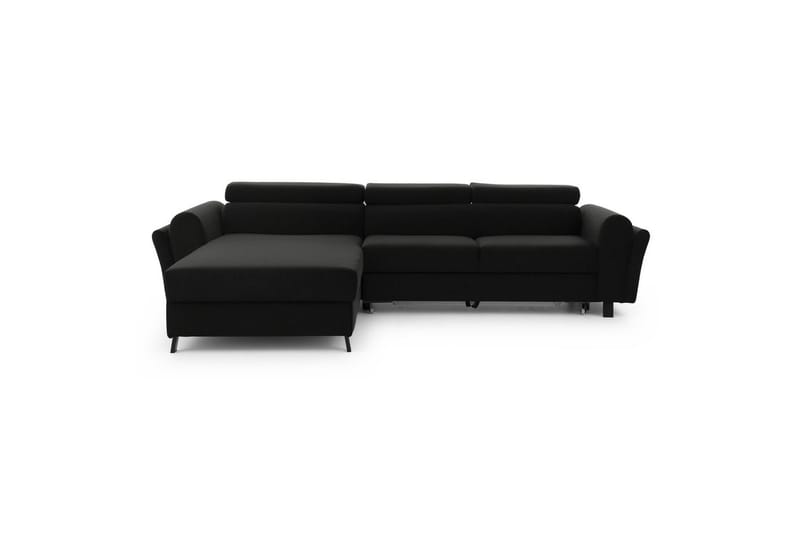 Seksjon Eltap Mariall 288x200x92 cm - Sawana 14, Svart, Venstre - Møbler - Sofaer - Sovesofaer - Sovesofa divan