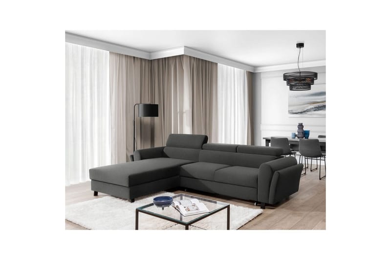 Seksjon Eltap Mariall 288x200x92 cm - Sawana 21, Grå, Venstre - Møbler - Sofaer - Sovesofaer - Sovesofa divan