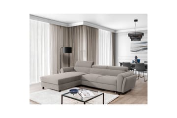 Seksjon Eltap Mariall 288x200x92 cm - Paros 02, Beige, Venstre - Møbler - Sofaer - Sovesofaer - Sovesofa divan