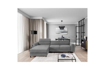Seksjon Eltap Mariall 288x200x92 cm - Paros 05, Lys grå, Venstre - Møbler - Sofaer - Sovesofaer - Sovesofa divan