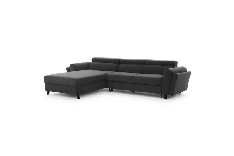 Seksjon Eltap Mariall 288x200x92 cm - Paros 06, Grå, Venstre - Møbler - Sofaer - Sovesofaer - Sovesofa divan