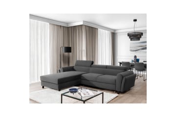 Seksjon Eltap Mariall 288x200x92 cm - Paros 06, Grå, Venstre - Møbler - Sofaer - Sovesofaer - Sovesofa divan