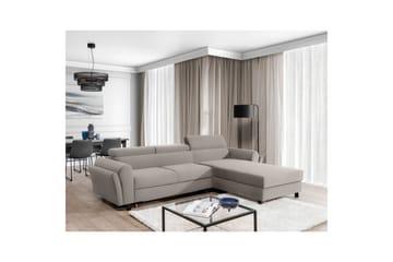 Seksjon Eltap Mariall 288x200x92 cm - Paros 02, Beige, Høyre - Møbler - Sofaer - Sovesofaer - Sovesofa divan