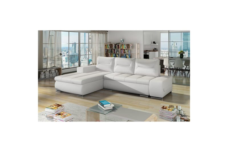 Seksjon Eltap Ottavio 275x180x85 cm, Soft 17, Hvit, Venstre
