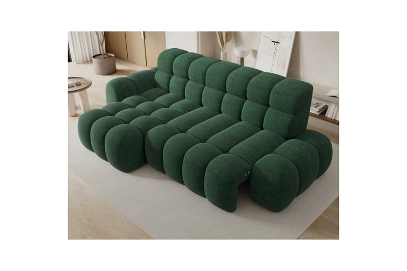 Seksjonssofa Eltap Ceedro 283x165x98 cm - Amore 35, Grønn, Venstre - Møbler - Sofaer - Sovesofaer - Sovesofa divan