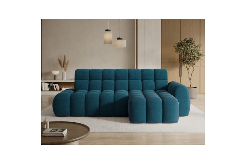 Seksjonssofa Eltap Ceedro 283x165x98 cm - Amore 40, Blå, Høyre - Møbler - Sofaer - Sovesofaer - Sovesofa divan