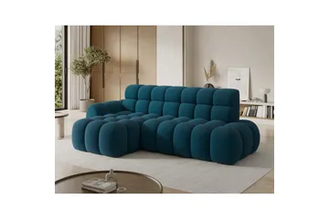 Seksjonssofa Eltap Ceedro 283x165x98 cm - Amore 40, Blå, Venstre - Møbler - Sofaer - Sovesofaer - Sovesofa divan