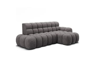 Seksjonssofa Eltap Ceedro 283x165x98 cm - Aura 04, Grå, Høyre - Møbler - Sofaer - Sovesofaer - Sovesofa divan