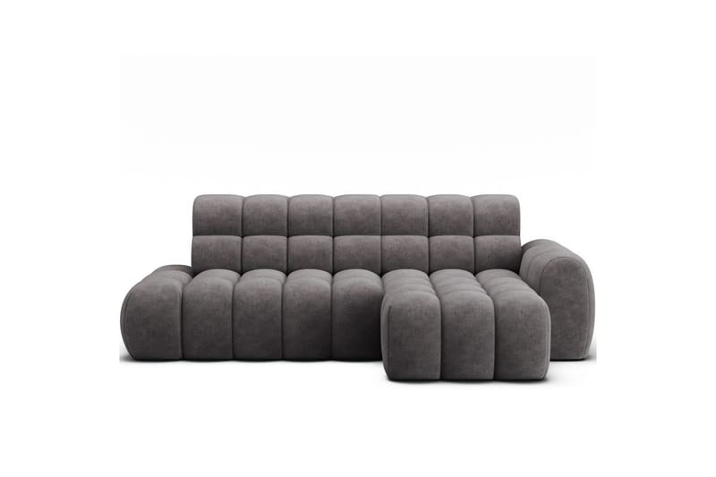 Seksjonssofa Eltap Ceedro 283x165x98 cm - Aura 04, Grå, Høyre - Møbler - Sofaer - Sovesofaer - Sovesofa divan