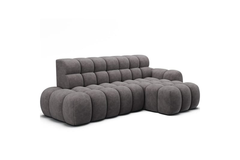 Seksjonssofa Eltap Ceedro 283x165x98 cm - Aura 04, Grå, Høyre - Møbler - Sofaer - Sovesofaer - Sovesofa divan