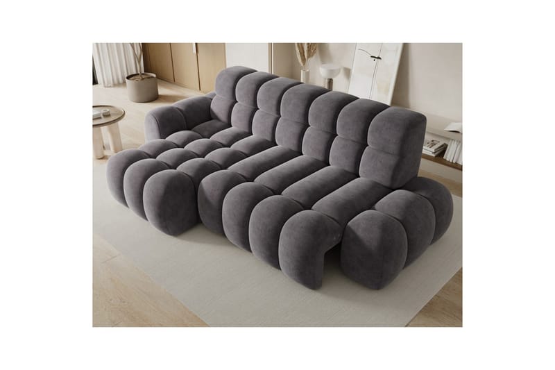 Seksjonssofa Eltap Ceedro 283x165x98 cm - Aura 04, Grå, Venstre - Møbler - Sofaer - Sovesofaer - Sovesofa divan