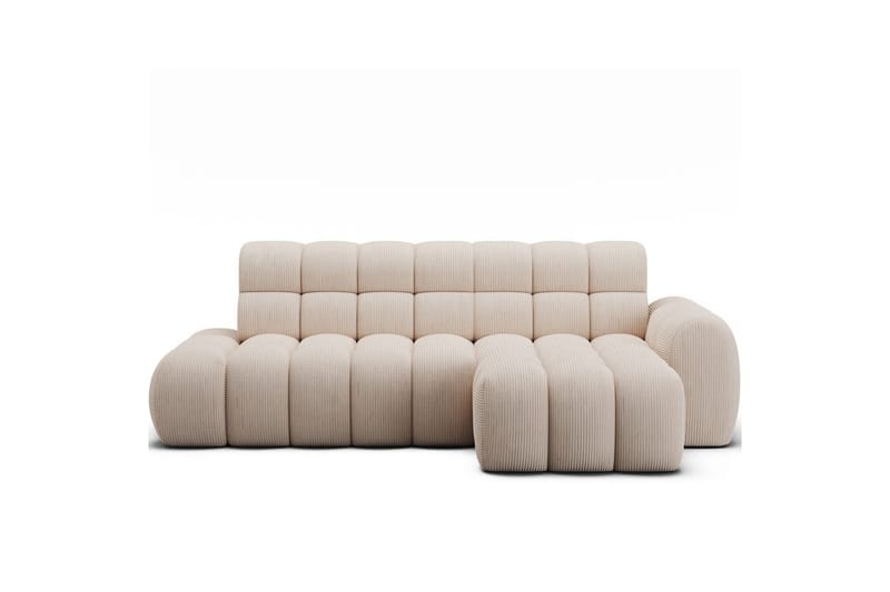 Seksjonssofa Eltap Ceedro 283x165x98 cm - Jarell 20, Beige, Høyre - Møbler - Sofaer - Sovesofaer - Sovesofa divan