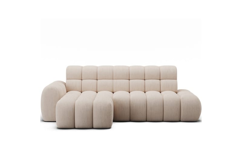 Seksjonssofa Eltap Ceedro 283x165x98 cm - Jarell 20, Beige, Venstre - Møbler - Sofaer - Sovesofaer - Sovesofa divan