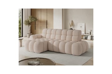 Seksjonssofa Eltap Ceedro 283x165x98 cm - Jarell 20, Beige, Venstre - Møbler - Sofaer - Sovesofaer - Sovesofa divan