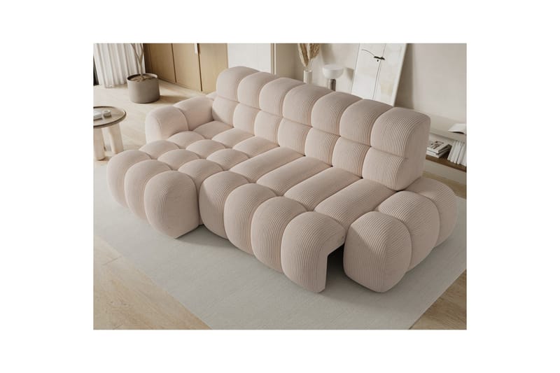 Seksjonssofa Eltap Ceedro 283x165x98 cm - Jarell 20, Beige, Venstre - Møbler - Sofaer - Sovesofaer - Sovesofa divan
