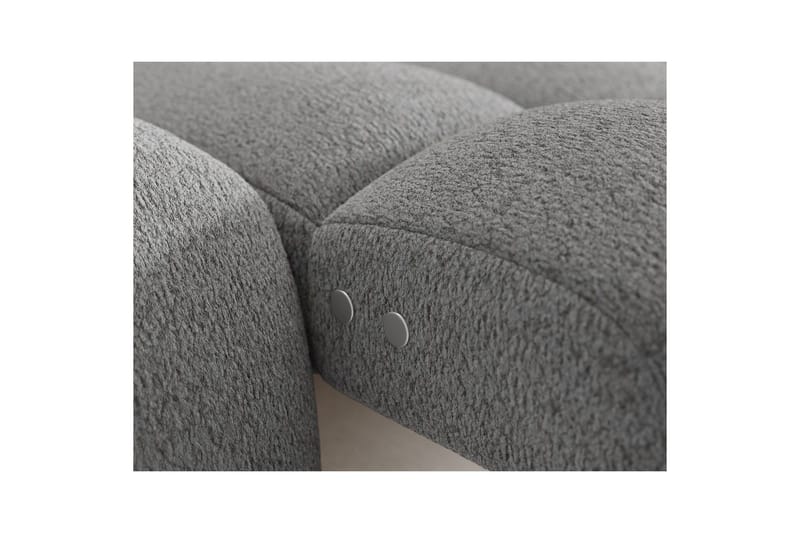 Seksjonssofa Eltap Ceedro 283x165x98 cm - Royal 04, Grå, Høyre - Møbler - Sofaer - Sovesofaer - Sovesofa divan