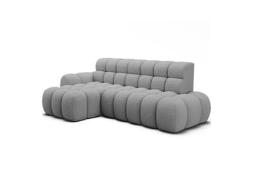 Seksjonssofa Eltap Ceedro 283x165x98 cm - Royal 04, Grå, Venstre - Møbler - Sofaer - Sovesofaer - Sovesofa divan