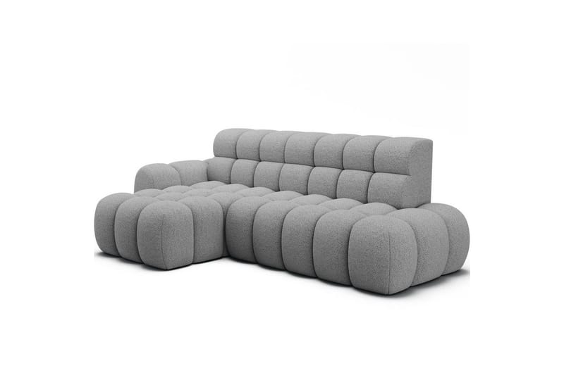 Seksjonssofa Eltap Ceedro 283x165x98 cm - Royal 04, Grå, Venstre - Møbler - Sofaer - Sovesofaer - Sovesofa divan