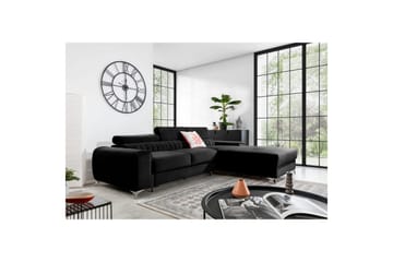 Seksjonssofa Eltap Grayson 278x205x92 cm - Loco 10, Svart, Høyre - Møbler - Sofaer - Sovesofaer - Sovesofa divan