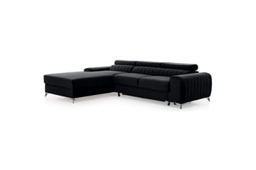 Seksjonssofa Eltap Grayson 278x205x92 cm - Loco 10, Svart, Venstre - Møbler - Sofaer - Sovesofaer - Sovesofa divan