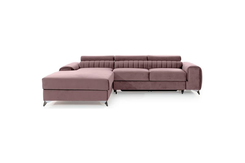 Seksjonssofa Eltap Grayson 278x205x92 cm - Loco 24, Rosa, Venstre - Møbler - Sofaer - Sovesofaer - Sovesofa divan
