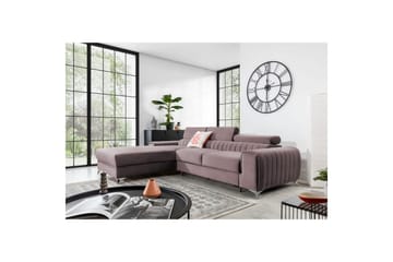 Seksjonssofa Eltap Grayson 278x205x92 cm - Loco 24, Rosa, Venstre - Møbler - Sofaer - Sovesofaer - Sovesofa divan
