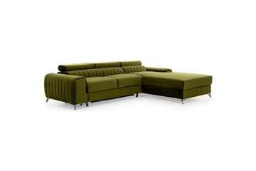 Seksjonssofa Eltap Grayson 278x205x92 cm - Loco 33, Grønn, Høyre - Møbler - Sofaer - Sovesofaer - Sovesofa divan