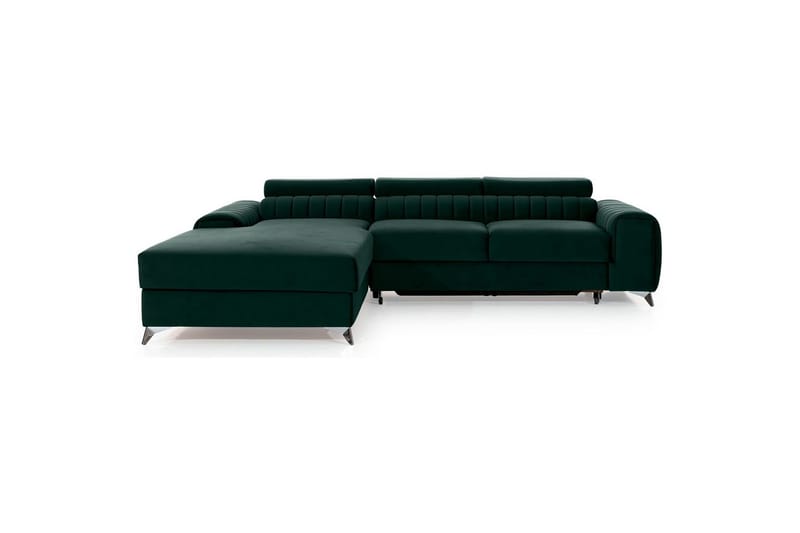Seksjonssofa Eltap Grayson 278x205x92 cm - Loco 35, Mørk Grønn, Venstre - Møbler - Sofaer - Sovesofaer - Sovesofa divan