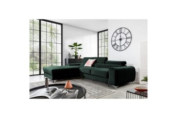 Seksjonssofa Eltap Grayson 278x205x92 cm - Loco 35, Mørk Grønn, Venstre - Møbler - Sofaer - Sovesofaer - Sovesofa divan
