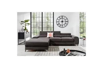Seksjonssofa Eltap Grayson 278x205x92 cm - Loco 4, Lys Grå, Venstre - Møbler - Sofaer - Sovesofaer - Sovesofa divan
