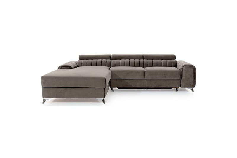 Seksjonssofa Eltap Grayson 278x205x92 cm - Loco 4, Lys Grå, Venstre - Møbler - Sofaer - Sovesofaer - Sovesofa divan