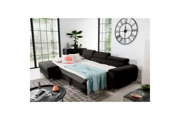 Seksjonssofa Eltap Grayson 278x205x92 cm - Loco 5, Grå, Venstre - Møbler - Sofaer - Sovesofaer - Sovesofa divan