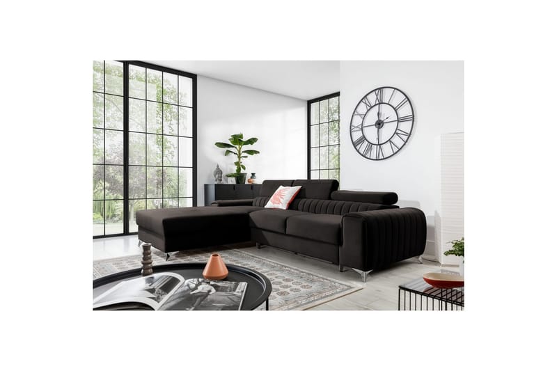 Seksjonssofa Eltap Grayson 278x205x92 cm - Loco 5, Grå, Venstre - Møbler - Sofaer - Sovesofaer - Sovesofa divan