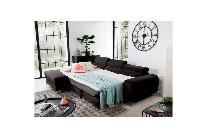 Seksjonssofa Eltap Grayson 278x205x92 cm - Loco 5, Grå, Venstre - Møbler - Sofaer - Sovesofaer - Sovesofa divan