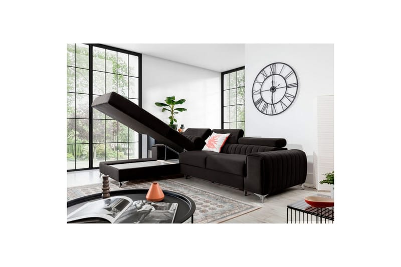 Seksjonssofa Eltap Grayson 278x205x92 cm - Loco 5, Grå, Venstre - Møbler - Sofaer - Sovesofaer - Sovesofa divan