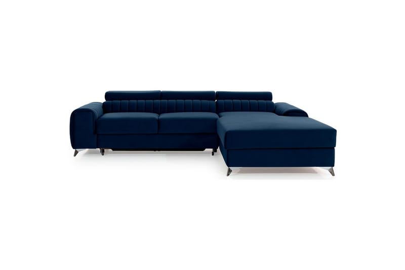 Seksjonssofa Eltap Grayson 278x205x92 cm - Monolith 79, Mørk Blå, Høyre - Møbler - Sofaer - Sovesofaer - Sovesofa divan