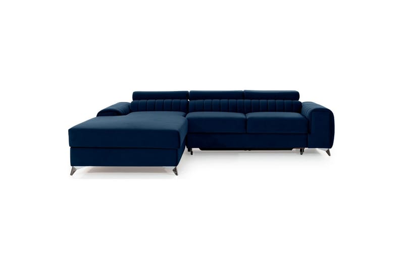 Seksjonssofa Eltap Grayson 278x205x92 cm - Monolith 79, Mørk Blå, Venstre - Møbler - Sofaer - Sovesofaer - Sovesofa divan