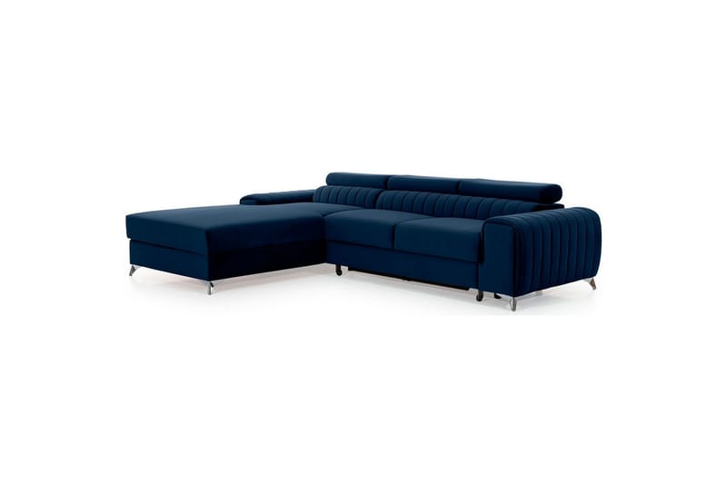 Seksjonssofa Eltap Grayson 278x205x92 cm - Monolith 79, Mørk Blå, Venstre - Møbler - Sofaer - Sovesofaer - Sovesofa divan